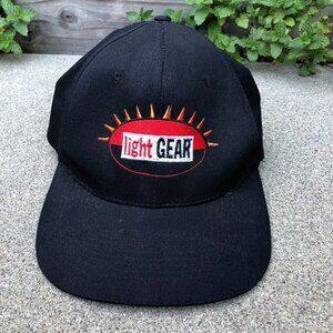 Vintage 90s LA GEAR Snapback Hat Men's Black Adjustable Retro Embroidere…​